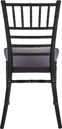 Scaun de catering Polipropilenă Tiffany Negru 42x49x88cm