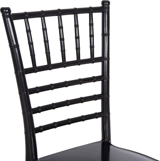 Scaun de catering Polipropilenă Tiffany Negru 42x49x88cm