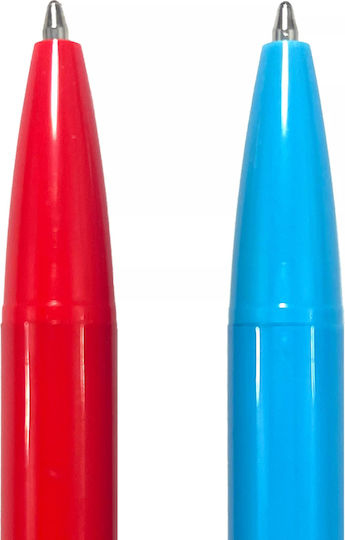 Retractable Bright Writers Colored Pens Set 6