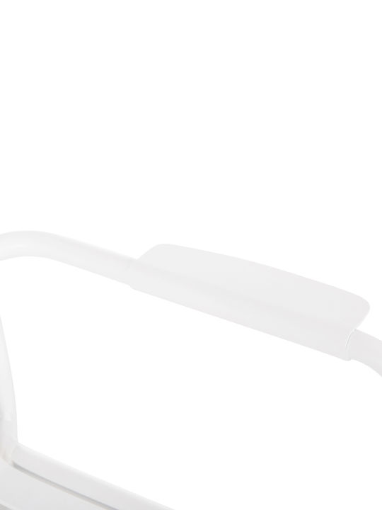 Scaun De Exterior Din Aluminiu Rachel Alb 63x58x85 Cm