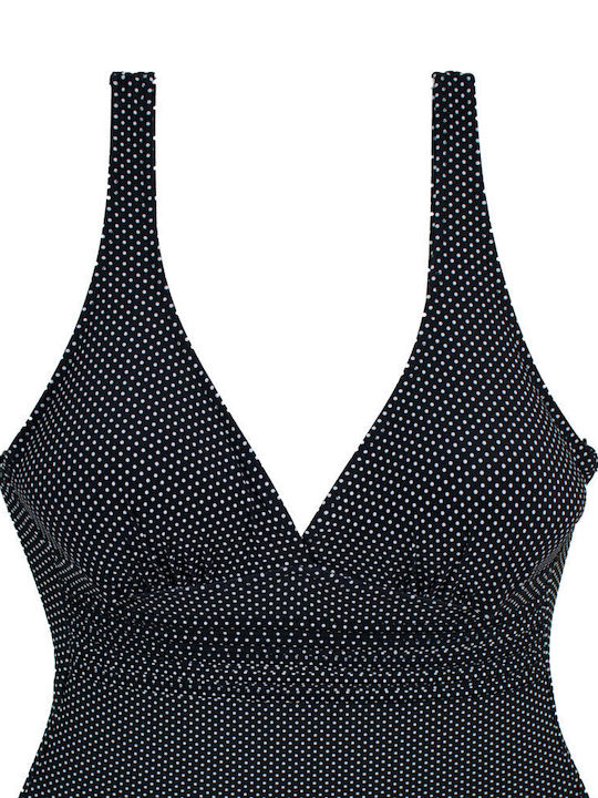 Bonito Polka Dot Swimsuit Black