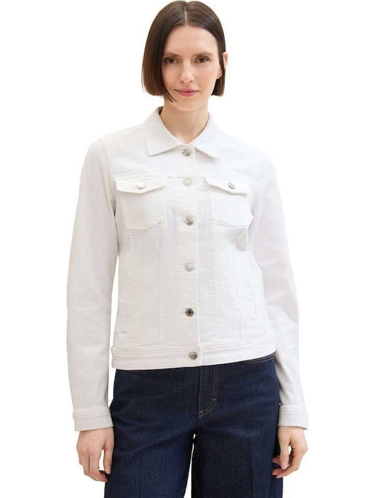 Κοντό Γυναικείο Τζιν Μπουφάν Colored Denim Jacket