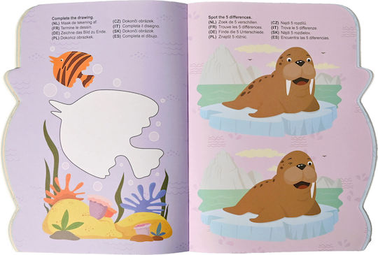 Colouring Book Marine Animals