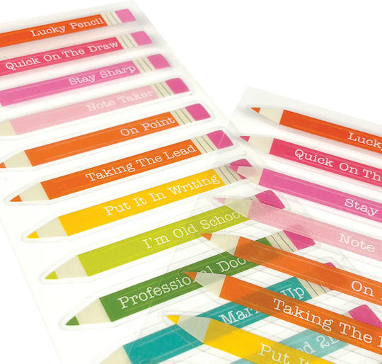 Creioane colorate norocoase Stickiville cu autocolante din vinil transparent