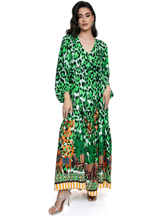 RichgirlBoudoir Καλοκαιρινό Maxi Φόρεμα Πράσινο
