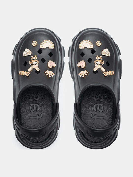 Luigi Damen Clogs Schwarz
