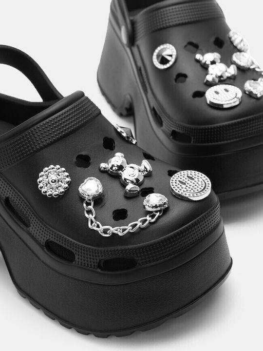 Luigi Damen Clogs Schwarz