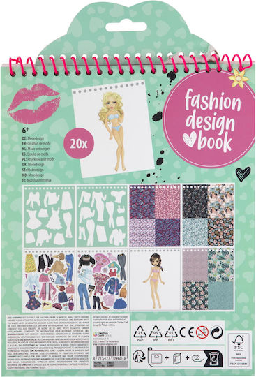 Grafix Aufkleber-Album Fashion Design Grün Für Kinder Ab 3 Jahren