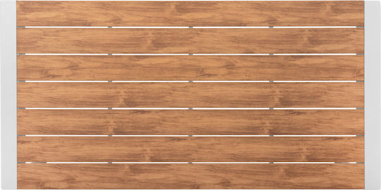 Masa pentru spații exterioare Aluminiu Goya Alb 160x80x75buc