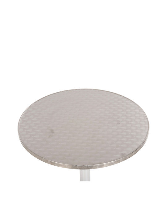 Frodo Sitting Room Outdoor Free Standing Aluminum Table Gray 60x60x70cm