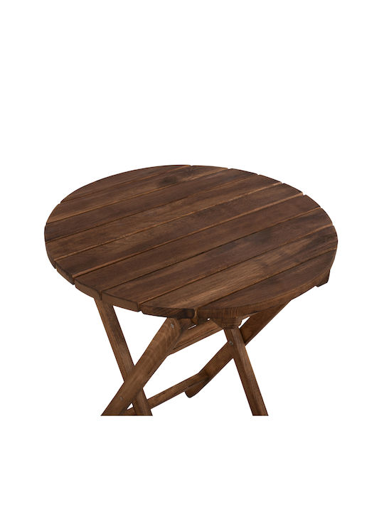 Wooden Masa pentru spații exterioare mici Pliabil Limnos 60x60x76buc