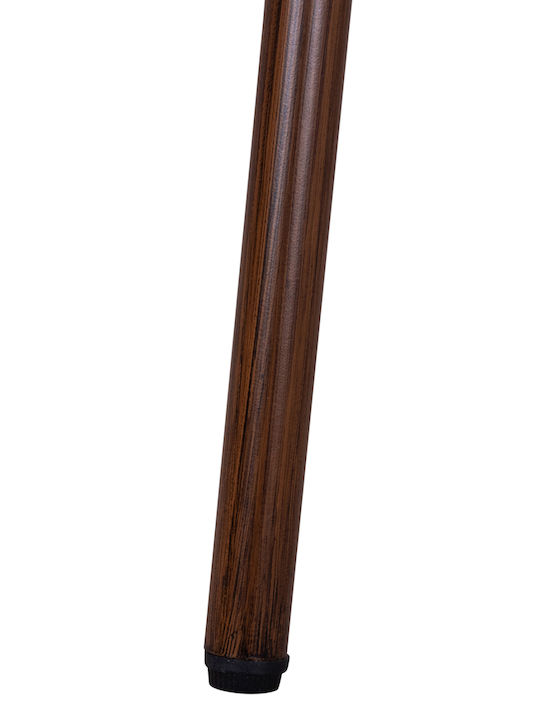 Tisch Café für kleine Außenbereiche Stabil Moses Brown 70x70x65cm