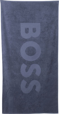 Hugo Boss Blue Beach Towel