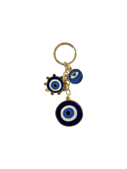 Tourist Keychain Souvenir - Set of 12pcs - Evil Eye Greece - 280884 - 280884