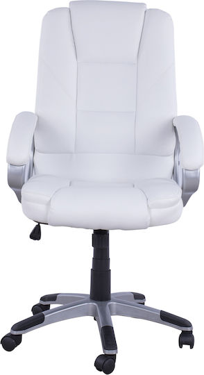 HomeMarkt Jaya Executive White Office Chair