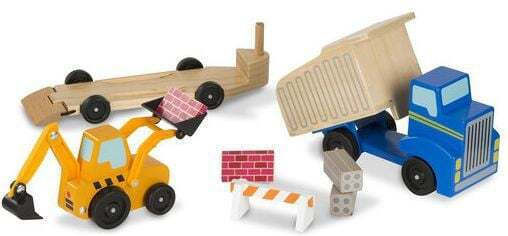 Melissa & Doug Jucărie de Construcție din Lemn pentru Copii 3++ Ani