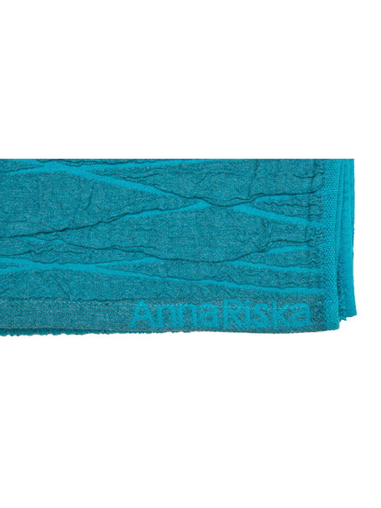 Anna Riska Bath Towel Nefeli 70x140cm. 4 Lake Blue Weight 600gr/m²