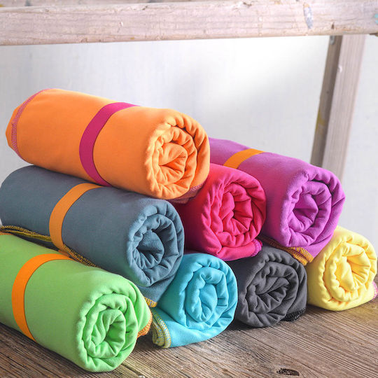 Rythmos Urban Πετσέτα Microfiber Σώματος 200gr/m² Μωβ 160x90εκ.