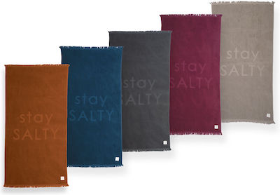 Nef-Nef Stay Salty Beach Towel Brown 170x90cm