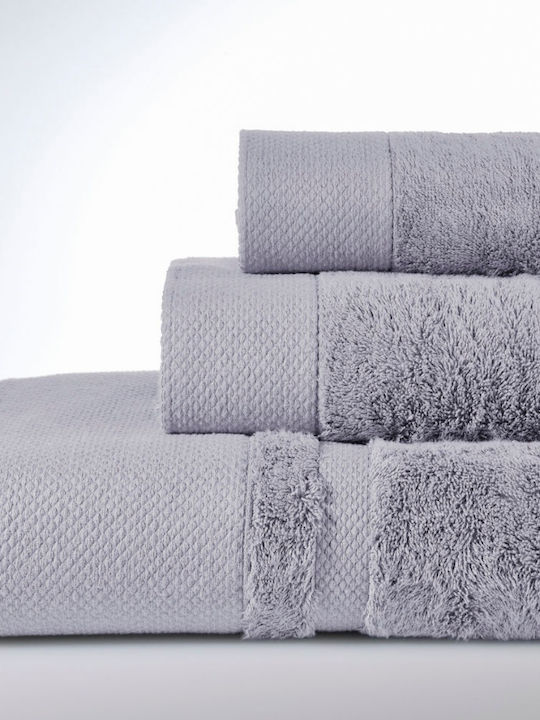 Down Town Home 3pc Bath Towel Set New Rosa Lavender