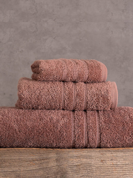 Rythmos Bath Towel Aria 75x150cm. Peach Weight 600gr/m²