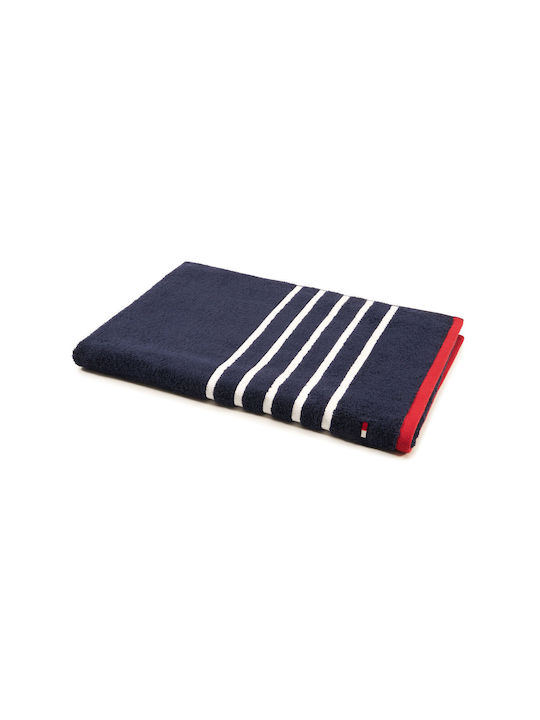 Tommy Hilfiger Bath Towel 70x140cm. Dark Blue Weight 500gr/m²