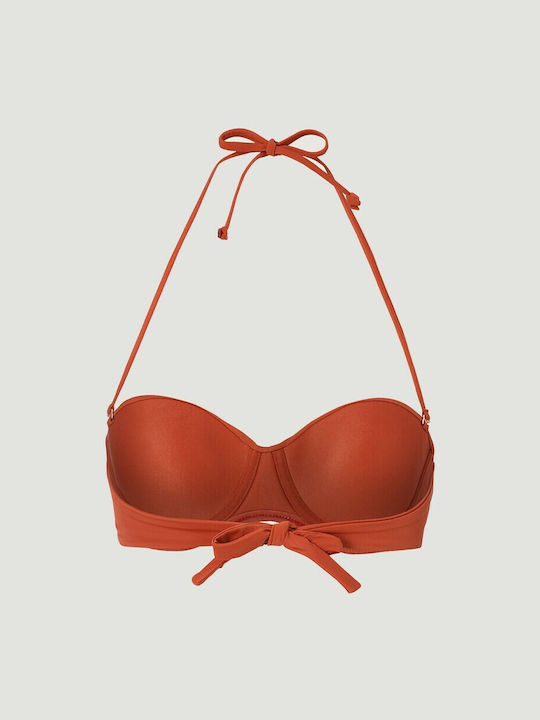 O'neill Strapless Bikini Top Πορτοκαλί