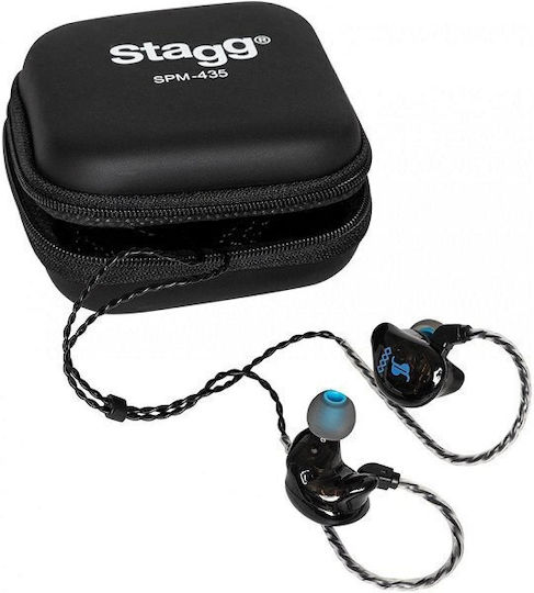 Stagg Ακουστικά Ψείρες In Ear Μαύρα SPM-435 BK