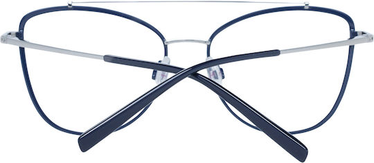 Ana Hickmann Women's Metal Prescription Eyeglass Frame Blue HI1075 06A