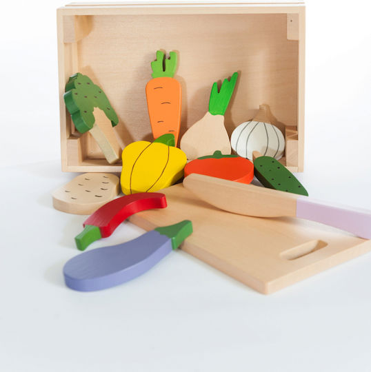 Lebensmittelspielzeug Obst & Gemüse aus Holz für 3+ Jahre