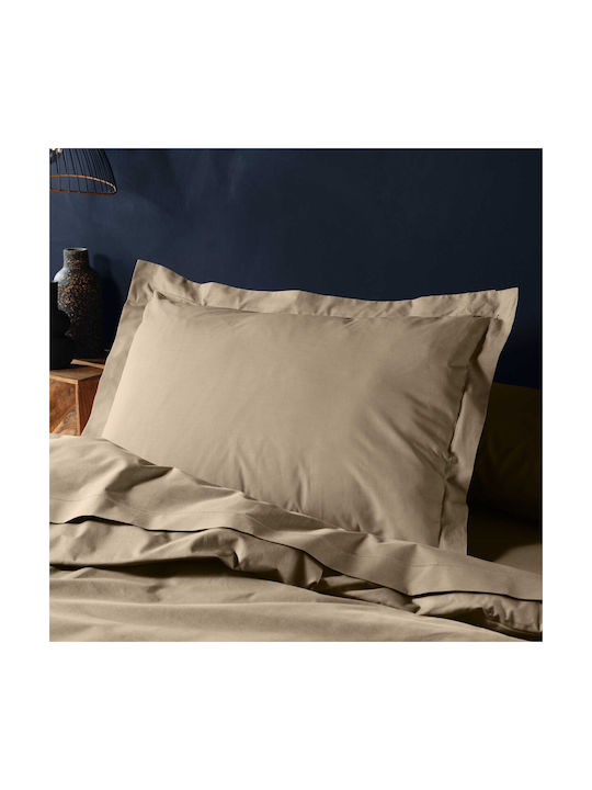 Douceur d'Intérieur Lina Pillowcase Oxford Sand 50x70cm.