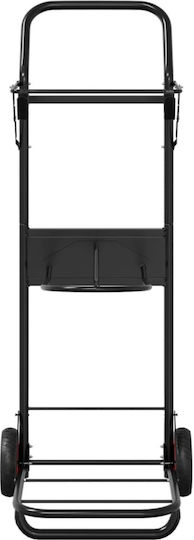 vidaXL Transport-Wagen Folding in Schwarz Color