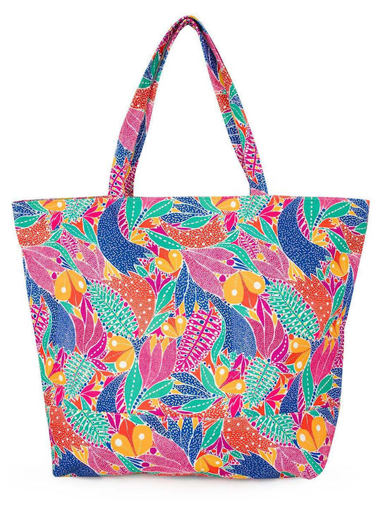 Miami Beach Damen Strandtasche Mehrfarbiges Design 7004 Mehrfarbig