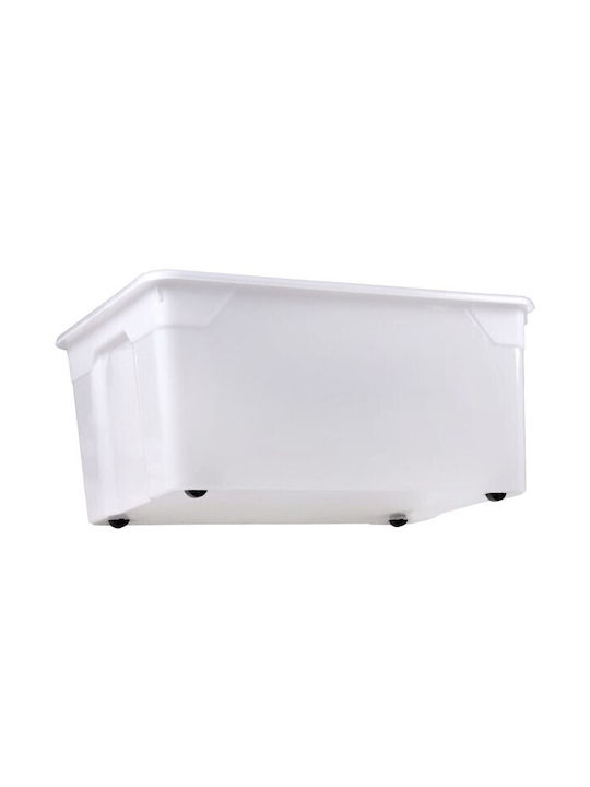 Homeplast Nak Plastic Storage Box with Lid White 70x46x34cm 1pcs