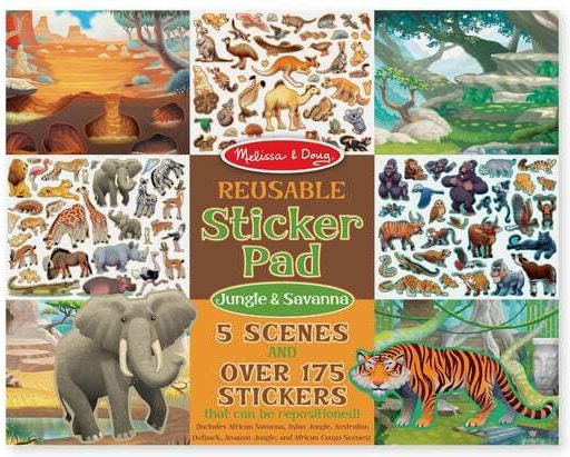 Melissa & Doug Велкро Reusable Jungle за Деца 6+ години+ Години