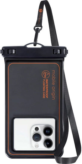 Mobile Origin Αδιάβροχη Θήκη έως 6.5" Μαύρο / Πορτοκαλί DBL-BLK-ORG01