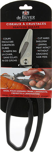 De Buyer Stainless Steel Seafood Scissor 20.7cm Black
