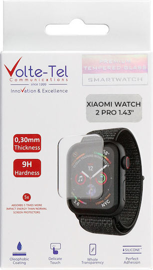 Volte-Tel Vollflächig gehärtetes Glas für das Xiaomi Watch 2 Pro 1Stück 8364020