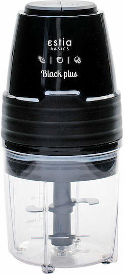 Estia Black Plus Πολυκόπτης Multi 400W με Δοχείο 700ml Μαύρος