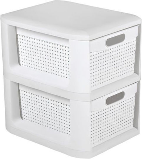 Homeplast Norma Διάτρητη Συρταριέρα Πλαστική 3 Θέσεων