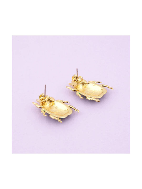Coucou Suzette Earrings Hoops made of Steel Gold Plated