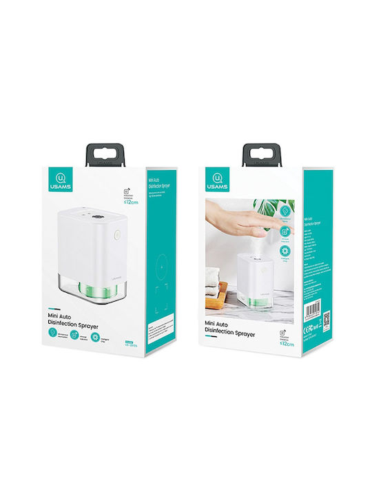 Usams Disinfectant Spray Dispenser Πλαστικό με Αυτόματο Διανομέα Λευκό