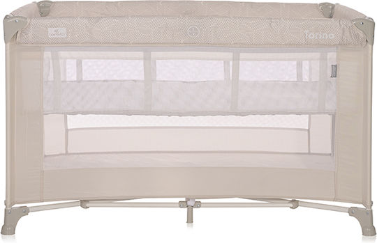 Lorelli Torino Playpen 2 Levels with Mattress Fog Striped 127x68cm