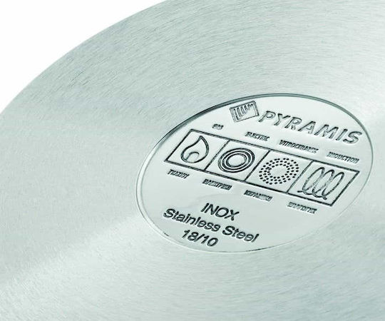 Pyramis Classic Βαθιά Ανοξείδωτη Κατσαρόλα 8.6lt / 28cm