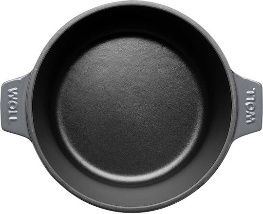 Woll Deep Pot made of Cast Iron 2.8lt / 20cm Cobalt Blue