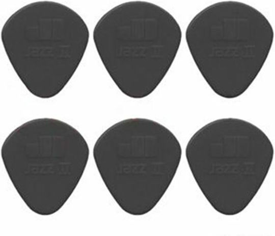 Dunlop Guitar Picks Jazz II Stiffo 6 Set 6pcs