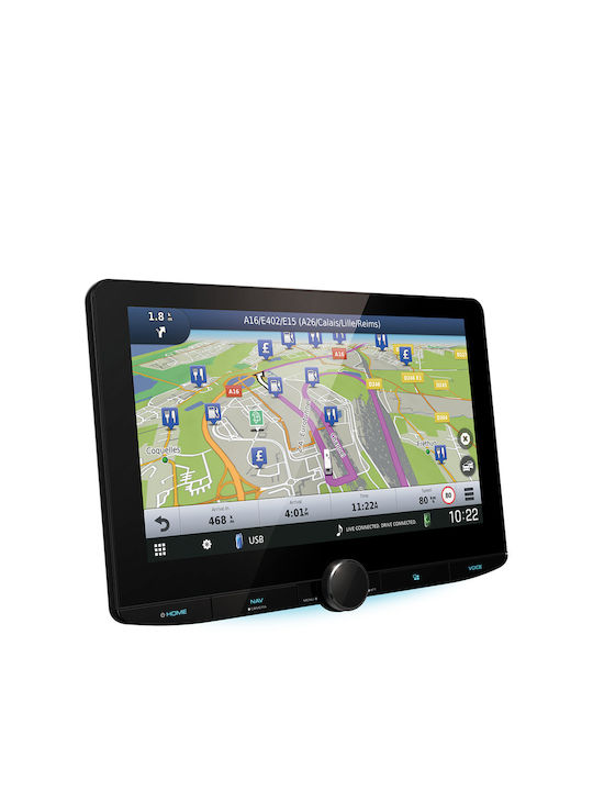 Kenwood Автомобилна Аудио Система (Блутут/USB/WiFi/GPS) с Тъчскрийн 10.1"