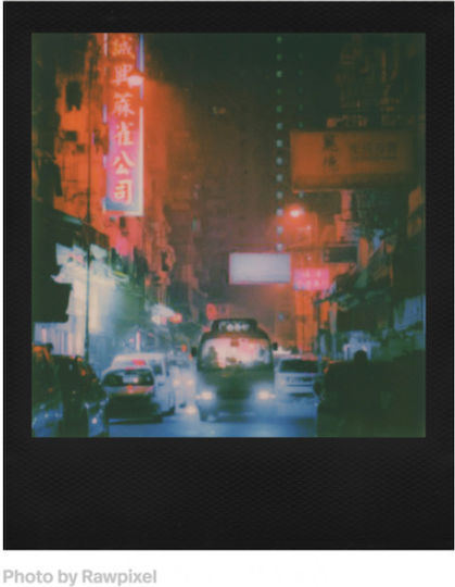 Polaroid Color i-Type Instant Φιλμ (8 Exposures) Black Frame Edition