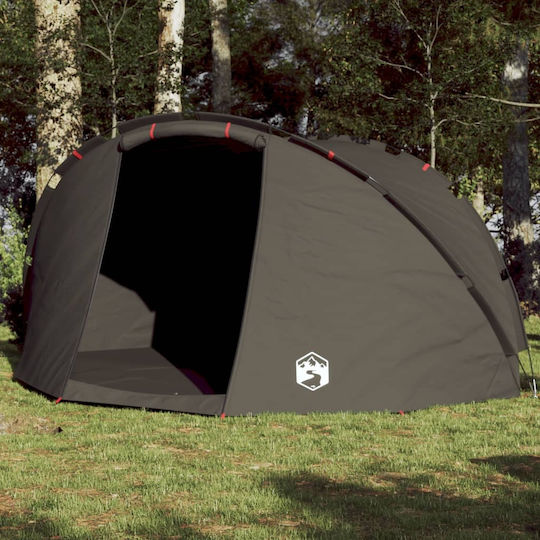 vidaXL Fishing Tent Brown for 5 People 273x273x129cm