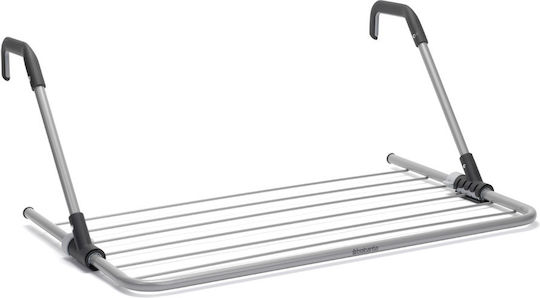 Brabantia Door Laundry Dryer Hanging Metallic Clothes Drying Rack with 4.5m Hanging Length